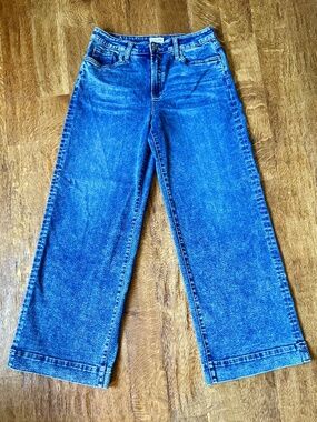 Hint of Blu - Mid Rise Wide Leg Jeans